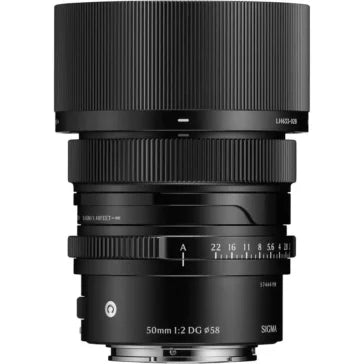 Sigma 50mm f/2 DG Contemporary Lens (L-Mount, Black)