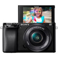 Sony Alpha ILCE 6100L 24.2 MP Mirrorless Digital SLR Camera with 16-50 mm Power Zoom Lens