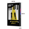 MorningBlues T2 Stereo Frame Lyrics Display Portrait Lyrics Speaker