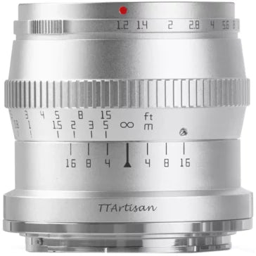 TTArtisan 50mm f/1.2 Lens for Micro Four Thirds (Silver)