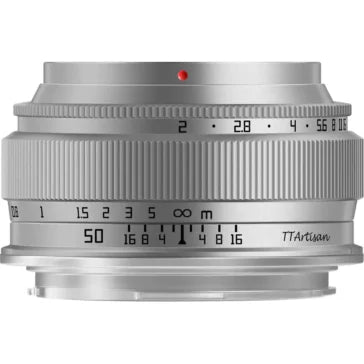 TTArtisan 50mm f/2 Lens for Canon EF-M (Silver)