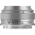 TTArtisan 50mm f/2 Lens for Canon EF-M (Silver)