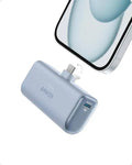 Anker Nano Powerbank 22.5w Built-In USB-C Connector Blue Ready Stock
