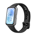 Huawei Band 11 Black Matte Black Durable Polymer Case Black Fluoroelastomer Strap