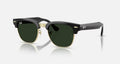 Ray-ban Meta Audio Clubmaster Shiny Black Clear/Green Graphite Standard