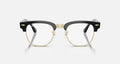 Ray-ban Meta Audio Clubmaster Shiny Black Clear/Green Graphite Standard