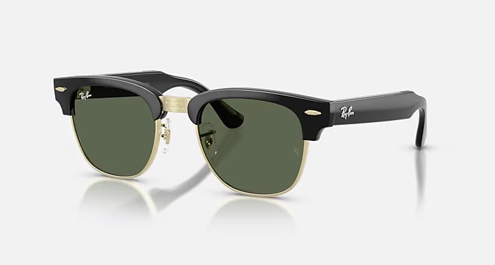 Ray-ban Meta Audio Clubmaster Shiny Black G15 Green Standard