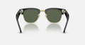 Ray-ban Meta Audio Clubmaster Shiny Black G15 Green Standard