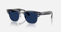 Ray-ban Meta Audio Clubmaster Shiny Transparent Sky Blue Clear/Sapphire Standard
