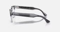 Ray-ban Meta Audio Clubmaster Shiny Transparent Sky Blue Clear/Sapphire Standard