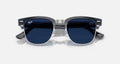 Ray-ban Meta Audio Clubmaster Shiny Transparent Sky Blue Clear/Sapphire Standard