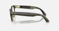 Ray-ban Meta (Gen 2) Scriber Optics Polished Transparent Dark Olive Lenses Demo Lens Standard