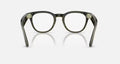 Ray-ban Meta (Gen 2) Scriber Optics Polished Transparent Dark Olive Lenses Demo Lens Standard