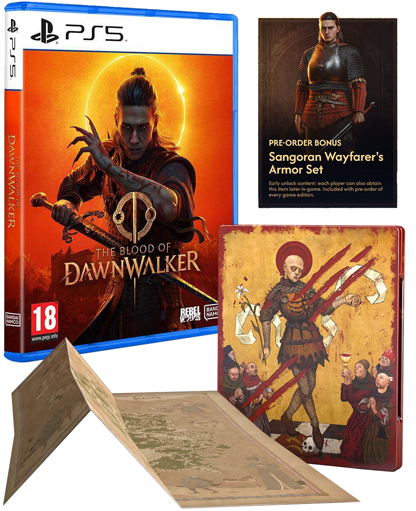 The Blood of Dawnwalker Day One Edition PS5 With Steelbook