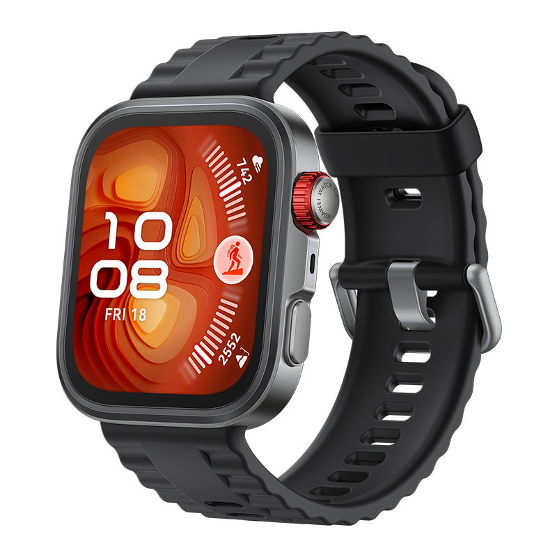 Huawei Watch Fit 4 Pro Black Fluoroelastomer Strap