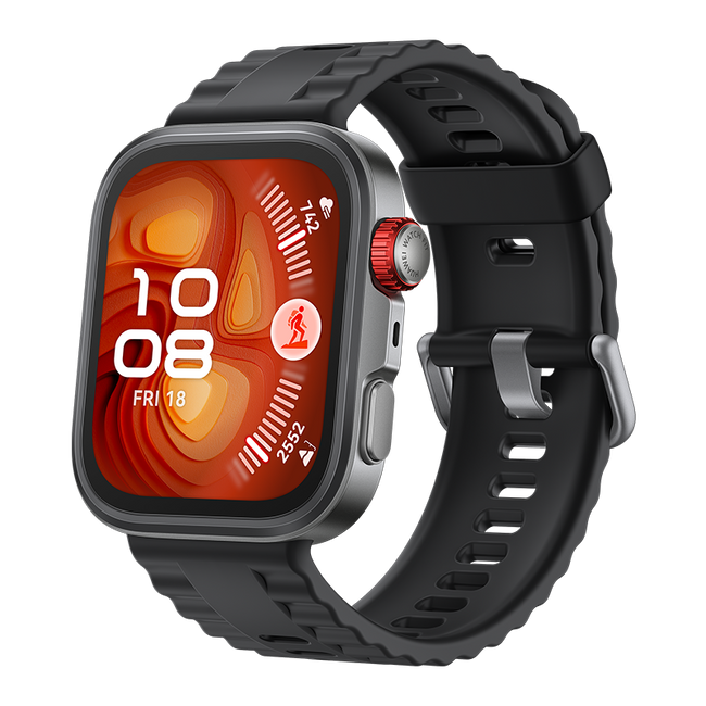 Huawei Watch Fit 4 Pro Black Fluoroelastomer Strap