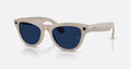 Ray Ban Meta (Gen 1) Skyler Shiny Chalky Gray Clear/Sapphire