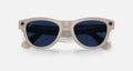 Ray Ban Meta (Gen 1) Skyler Shiny Chalky Gray Clear/Sapphire