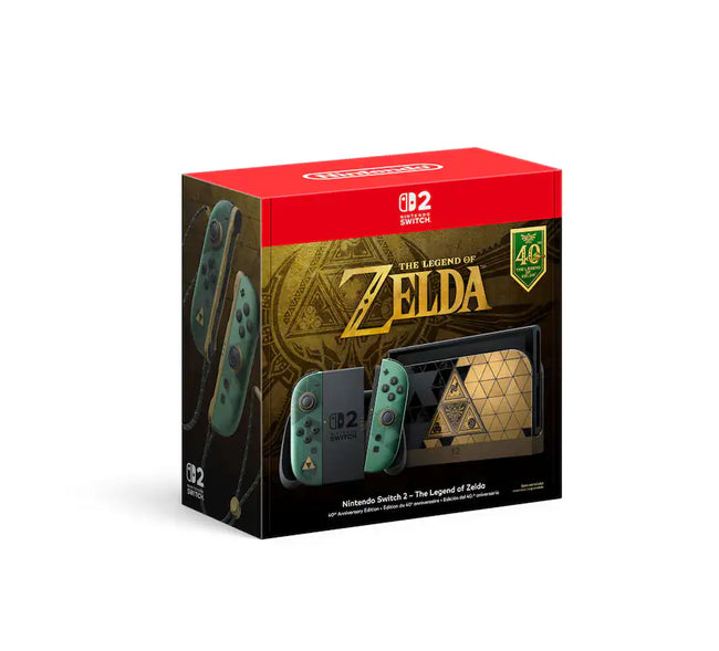 The Legend of Zelda 40th Anniversary Edition Switch 2 Console