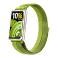 Huawei Band 11 Pro Green Titanium Aluminum Alloy Case Green Nylon Strap