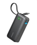 Anker Nano Power Bank (30W, Built-In USB-C Cable) Black Stone Ready Stock
