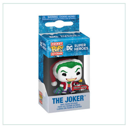 FUNKO POP KEYCHAIN The Joker as Santa Ready Stock