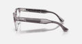 Ray-Ban Meta Audio Clubmaster Shiny Transparent Orchid Clear/Ruby Standard