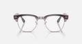 Ray-Ban Meta Audio Clubmaster Shiny Transparent Orchid Clear/Ruby Standard