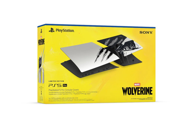 Sony PlayStation 5 Pro Wolverine Adamantium Console Cover