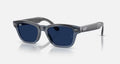 Ray-ban Meta Audio Burbank Shiny Transparent Blue Clear/Sapphire Large