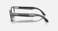Ray-ban Meta Audio Burbank Shiny Transparent Blue Clear/Sapphire Large