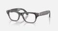 Ray-ban Meta (Gen 2) Blayzer Optics Matte Transparent Ice Grey Demo Lens Large