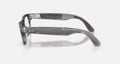 Ray-ban Meta (Gen 2) Blayzer Optics Matte Transparent Ice Grey Demo Lens Large