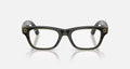 Ray-ban Meta (Gen 2) Blayzer Optics Shiny Transparent Dark Olive Demo Lens Large
