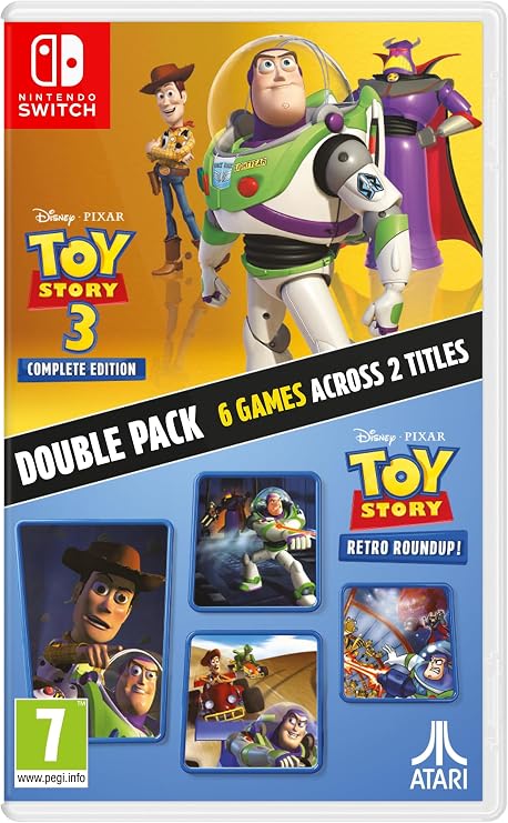 Toy Story Retro Roundup + Toy Story 3 Complete Edition Double Pack  Nintendo Switch