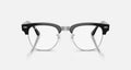Ray-ban Meta Audio Clubmaster Shiny Black Clear Blue-Violet Light Filter Standard