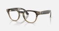Ray-ban Meta (Gen 2) Scriber Optics Shiny Transparent Stone Beige Demo Lens Standard