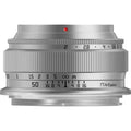 TTArtisan 50mm f/2 Lens for FUJIFILM X (Silver)