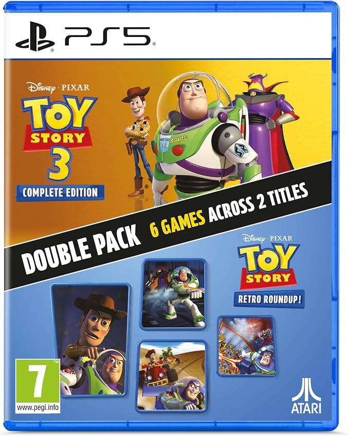 Toy Story Retro Roundup! + Toy Story 3 Complete Edition Double Pack  PS5