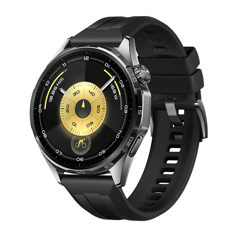 Huawei Watch Gt 6 46mm Black Fluoroelastomer Strap