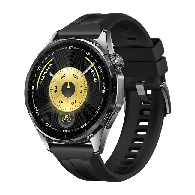 Huawei Watch Gt 6 46mm Black Fluoroelastomer Strap